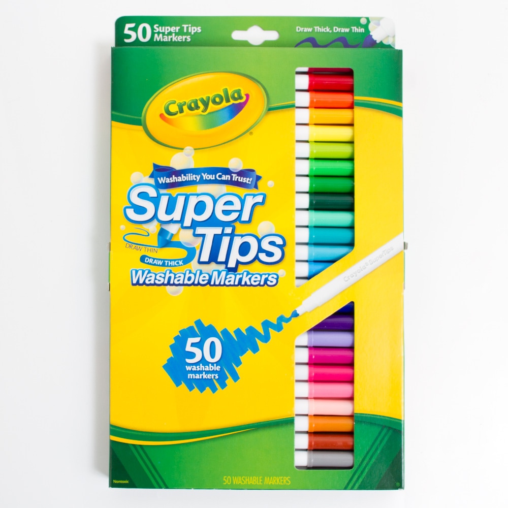 crayola super tip marker 50 color set
