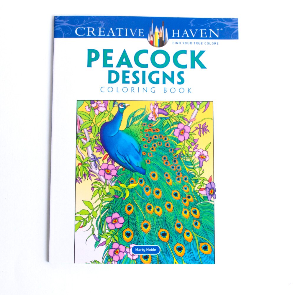 Dover Creative Haven Coloring Book Peacock Designs