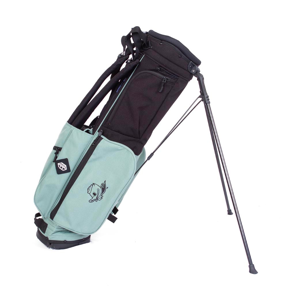 Jones Rover Bag Black & Sage Jones Rover Stand Bag 25 Black Fighting Duck Golf Bag