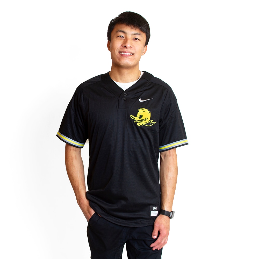 black oregon baseball uniforms