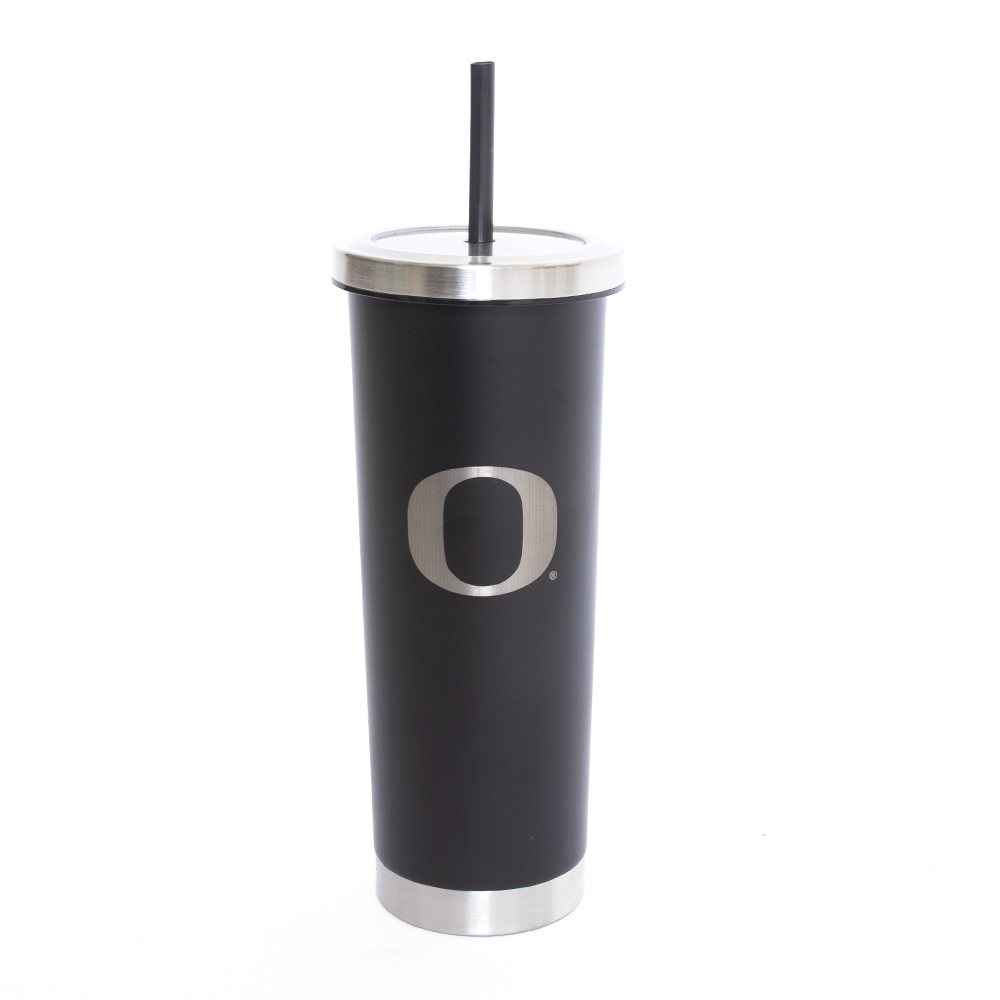 https://www.uoduckstore.com/TDS%20Product%20Images/Black%20RFSJ%2024%20oz%20Double%20Walled%20Metal%20Top%20&%20Clear%20Straw%2023%20w%20Laser%20Engraved%20Silver%20O%20Tumbler_1.jpg