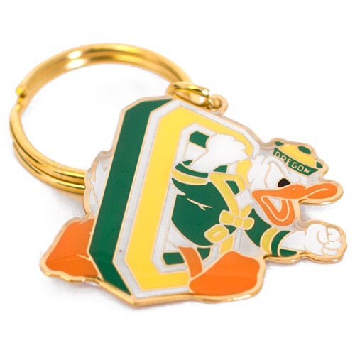 metal duck keychain