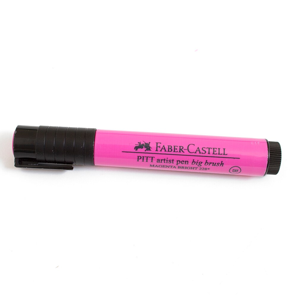 Faber-Castell 167025 – Penna Pitt Artist Pen, tratto da S, colore 125, purpurrosa Medio