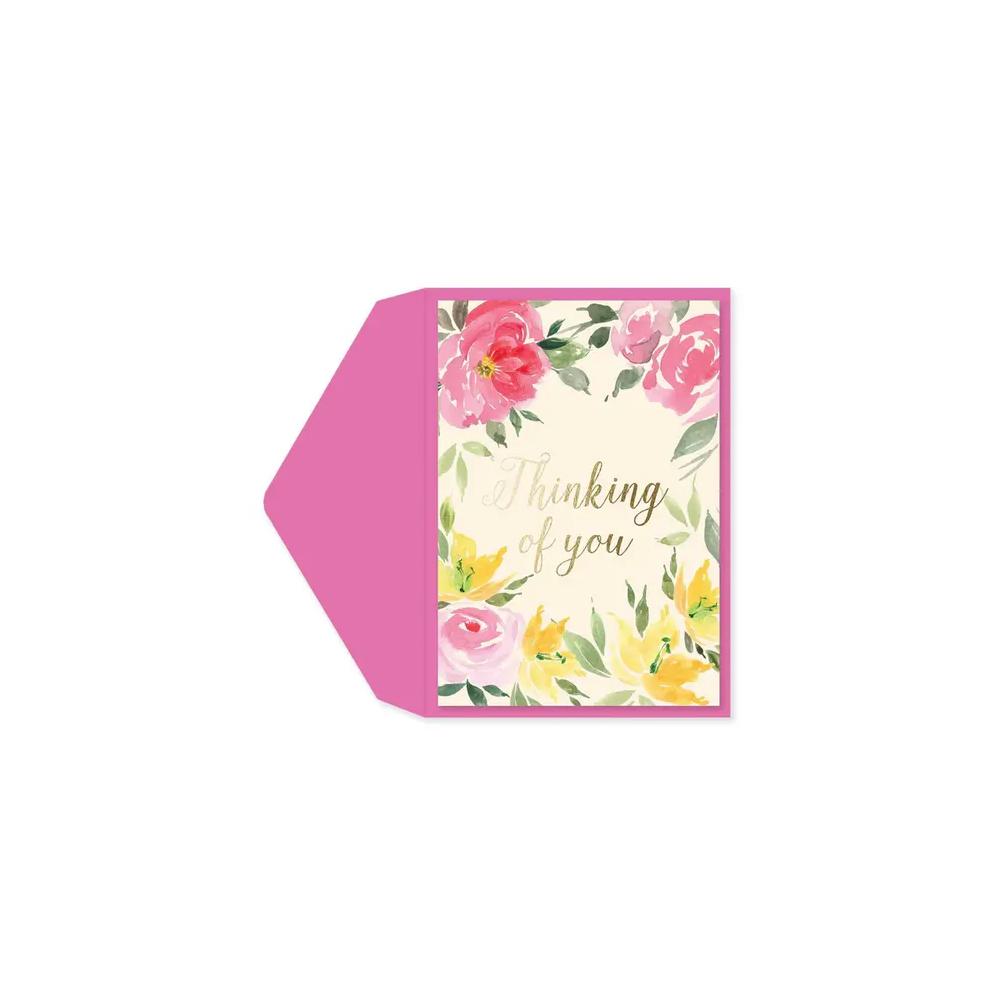 Graphique Greeting Card Thinking of You: Flowers