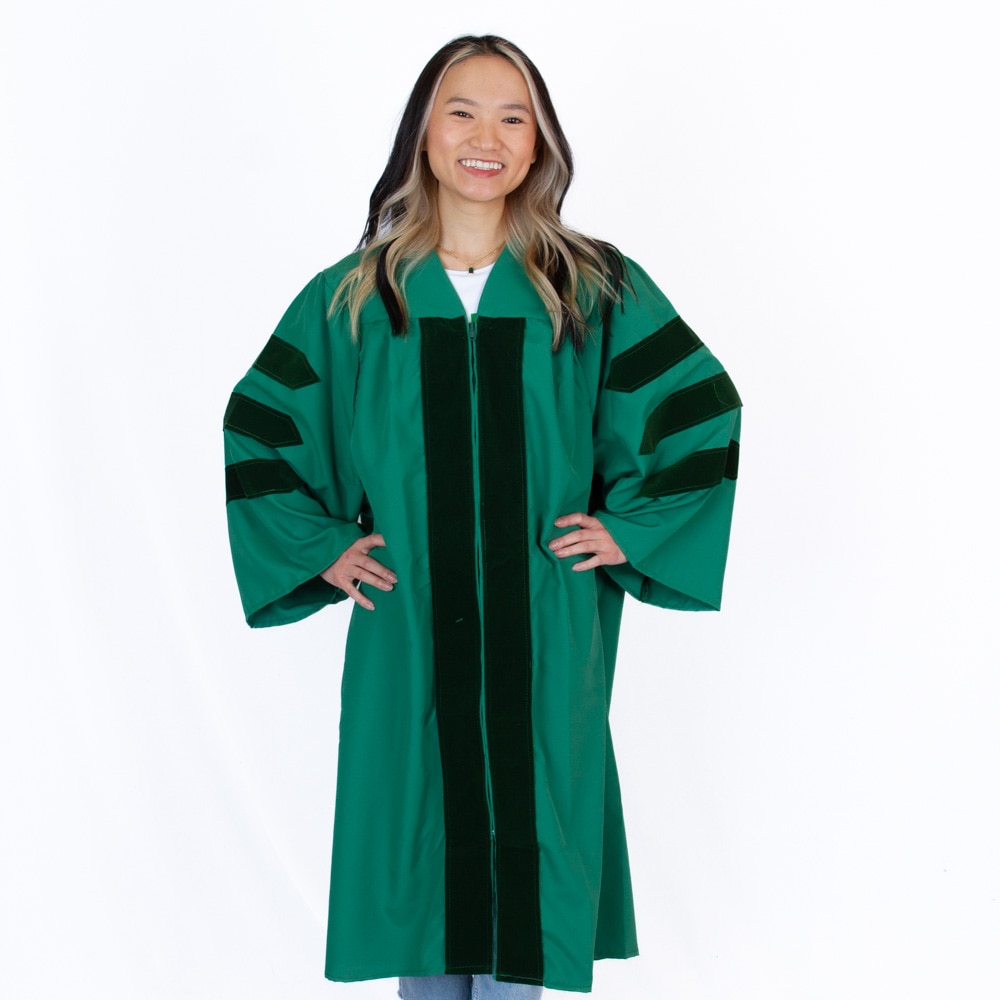 Josten's Student Doctor Keeper Gown Green