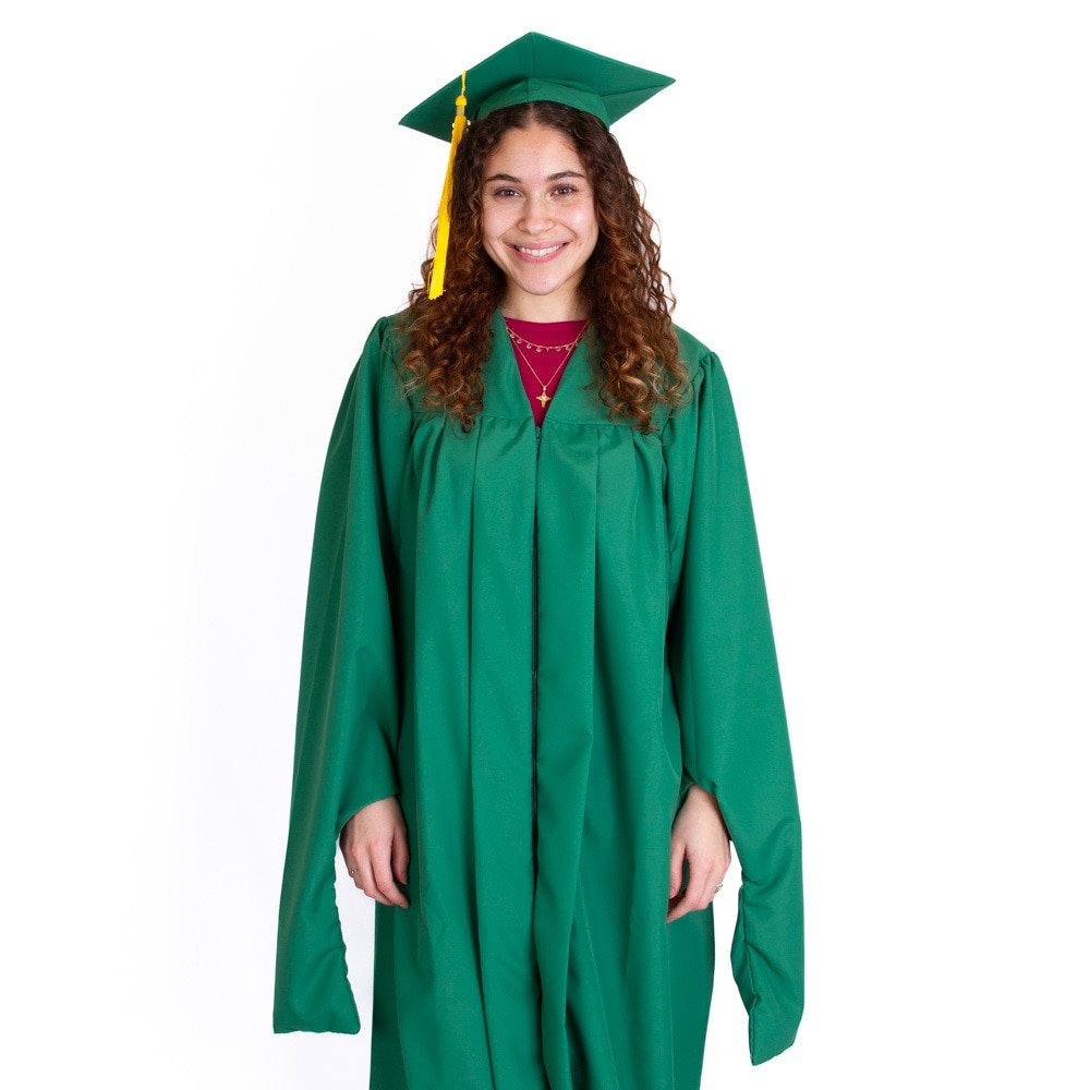 slim fit dress slacks Step 1: Pick Your Graduation Cap and Gown