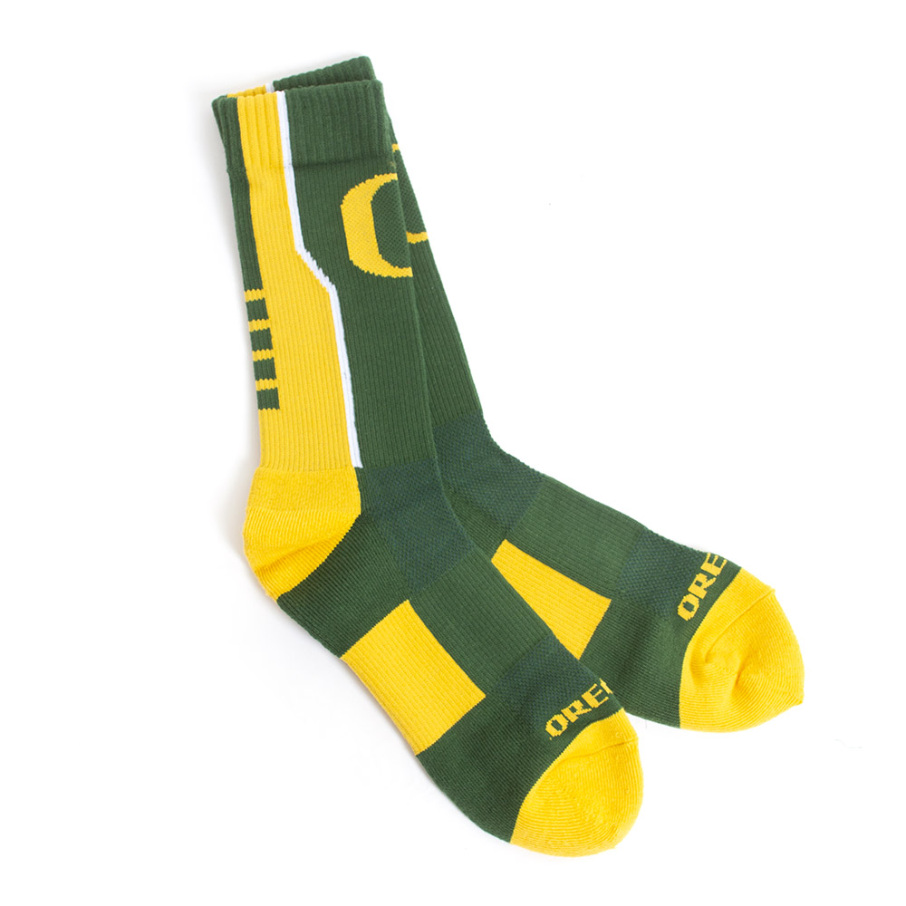 Details about  / Oregon Ducks Performace Socks Fire Sale Retail $10.00 Now 5.00!!!