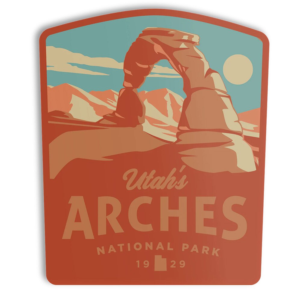 Landmark Project Vinyl Sticker Arches National Park