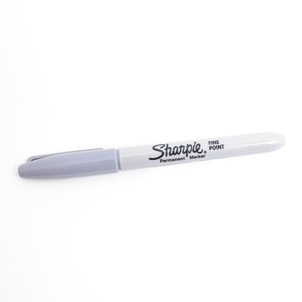 dark grey sharpie marker