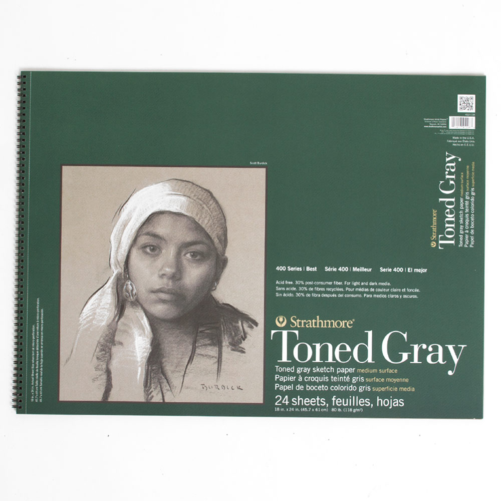 Strathmore Toned Gray Sketchbook 50 Sheets