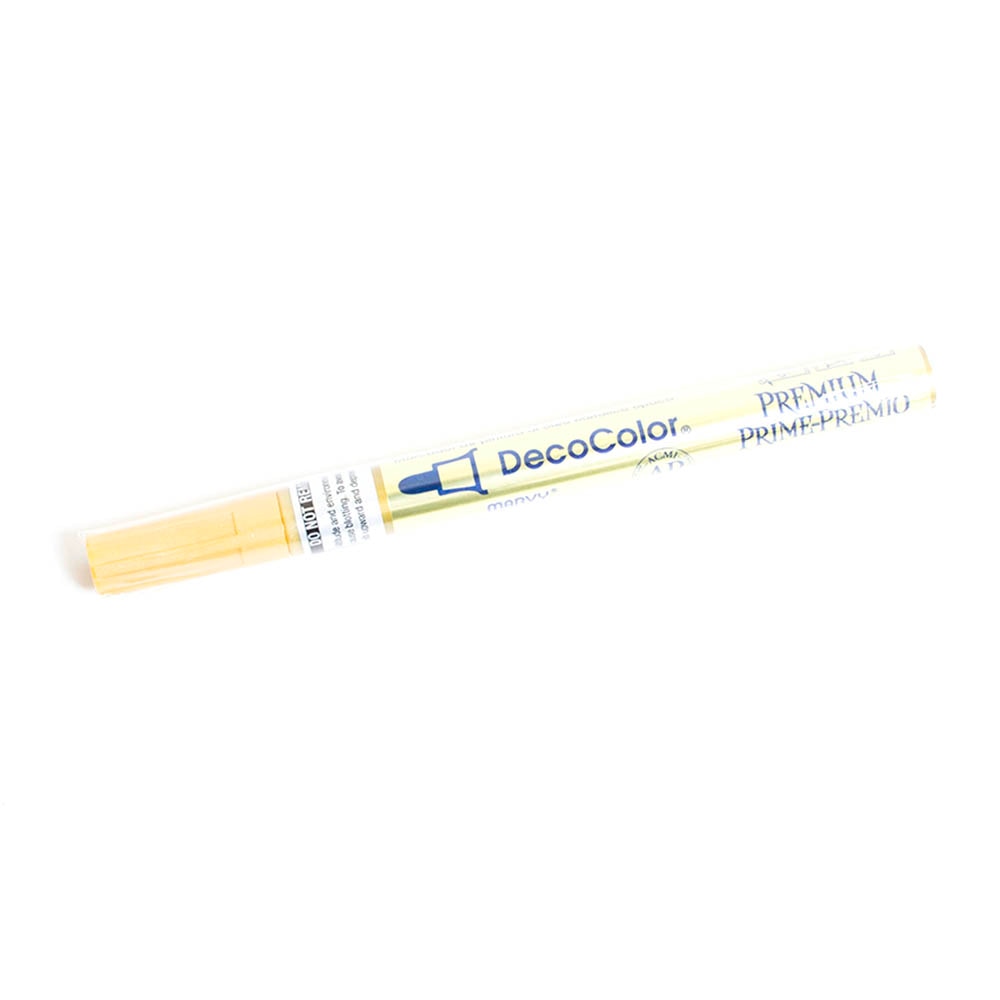 Rotulador De Pintura DecoColor Premium - Punta De 2 Mm, Color Oro Rosa Metálico - Base Aceite, Permanente