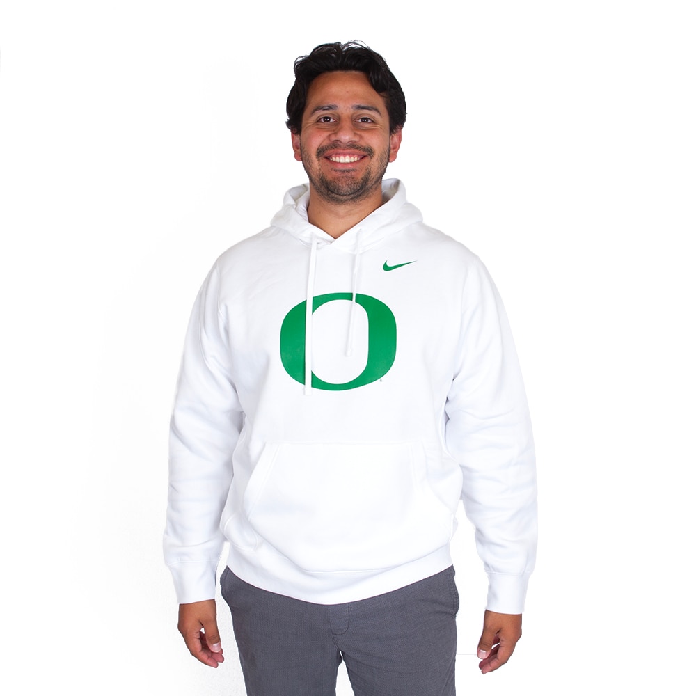 nike hoodie white mens