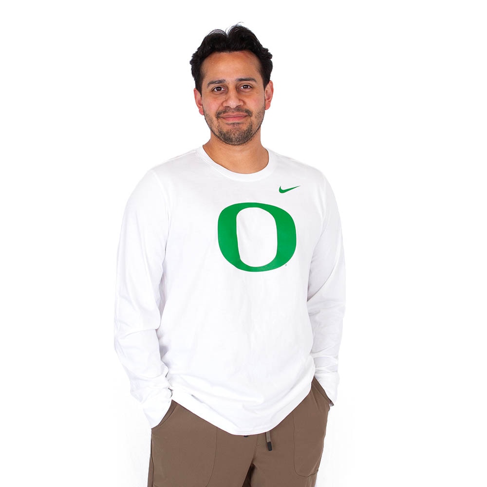 nike white long sleeve top