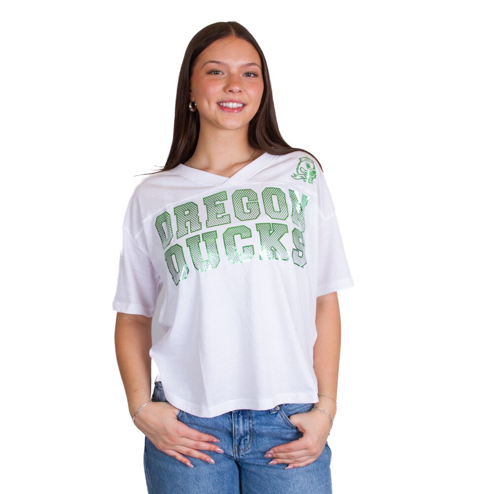 T-shirt Girl Scout Jaune Brodé - Col V - Taille 1X (plus Size) - Occasion Très Bon état