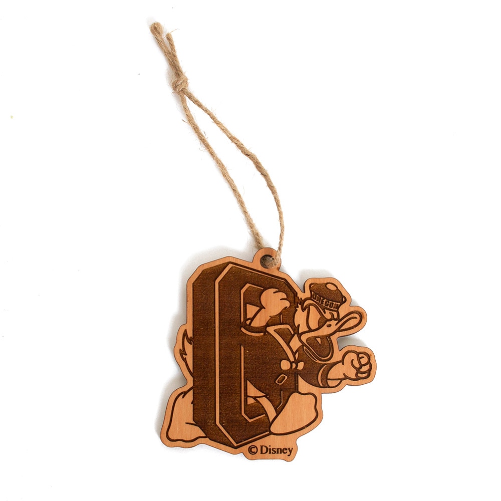 Wood Timeless Etching 3.75-In Burn Design DTO Christmas Ornament