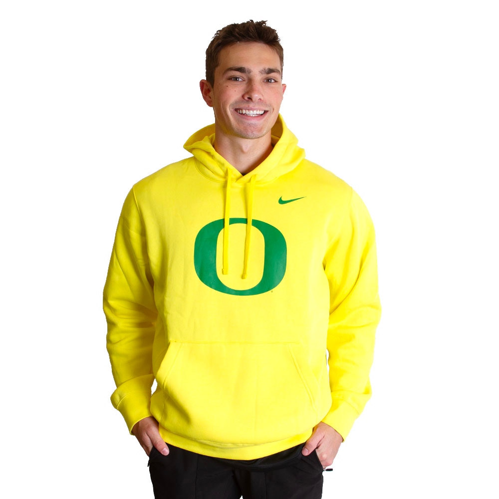 Yellow Nike Cotton Club Fleece 24 Green O Hoodie