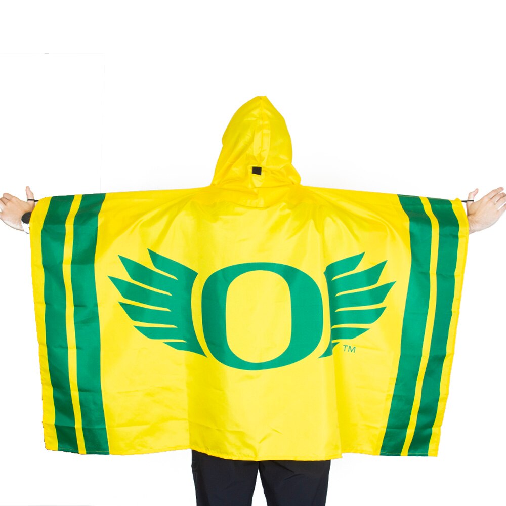 Yellow Wincraft 3'x5' Hoodie with Sewn Thumb Loops 25 Green Stripe & O ...