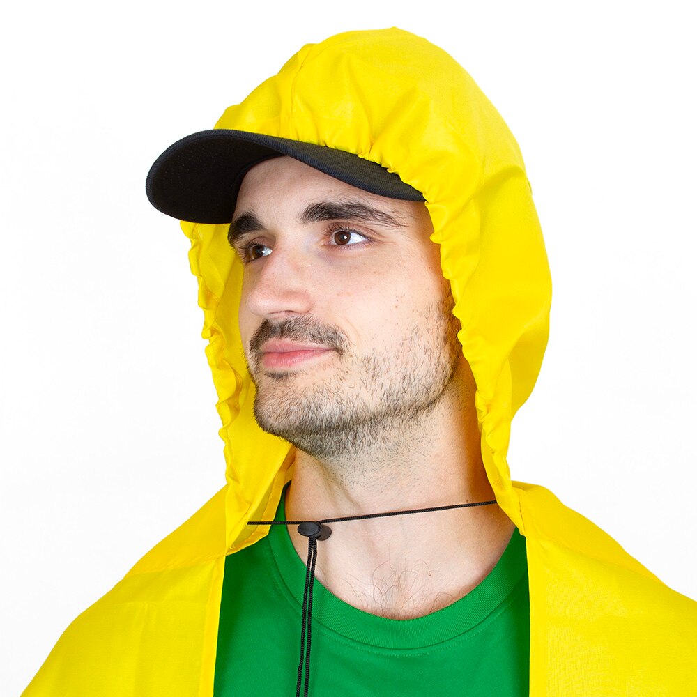 Yellow Wincraft 3'x5' Hoodie with Sewn Thumb Loops 25 Green Stripe & O ...
