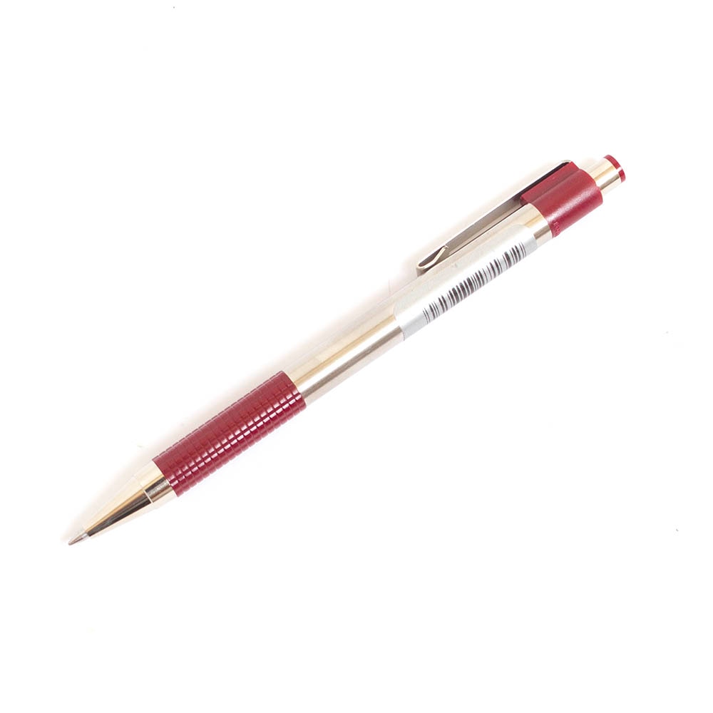 Zebra Steel Retractable Ballpoint Pen 0 7mm F 301